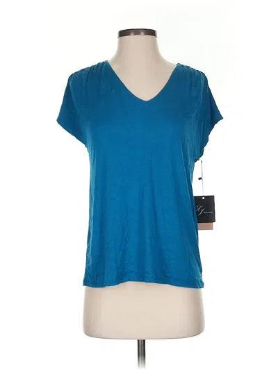 Pre-owned Assorted Brands Short Sleeve T-shirt In Blue