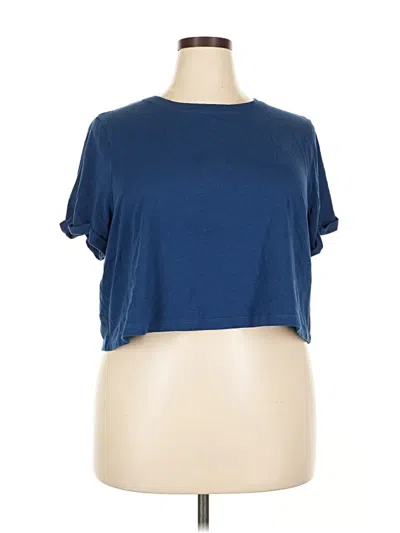 Pre-owned Assorted Brands Short Sleeve T-shirt In Blue