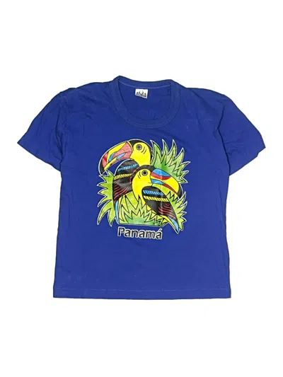 Pre-owned Assorted Brands Kids' Short Sleeve T-shirt In Blue