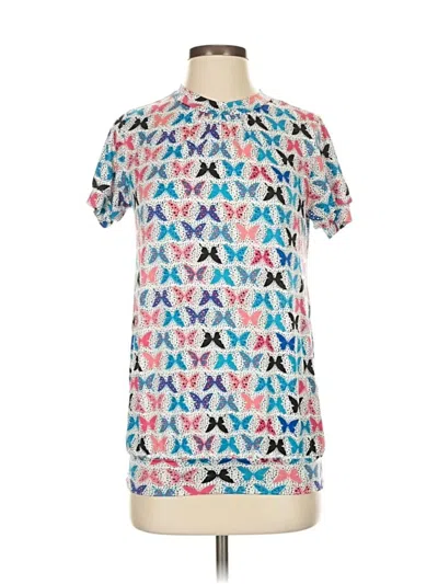 Pre-owned Assorted Brands Short Sleeve T-shirt In Blue