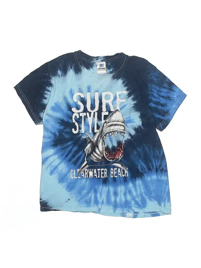 Pre-owned Assorted Brands Kids' Short Sleeve T-shirt In Blue