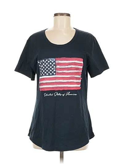 Pre-owned Assorted Brands Short Sleeve T-shirt In Blue