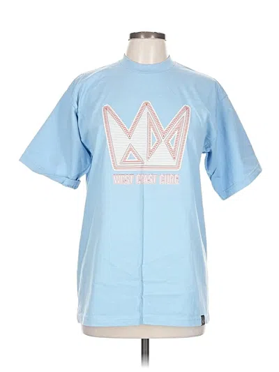 Pre-owned Assorted Brands Short Sleeve T-shirt In Blue