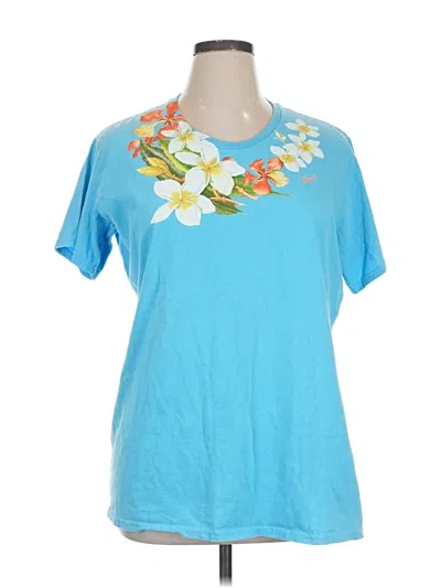 Pre-owned Assorted Brands Short Sleeve T-shirt In Blue