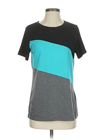 Pre-owned Assorted Brands Short Sleeve T-shirt In Blue