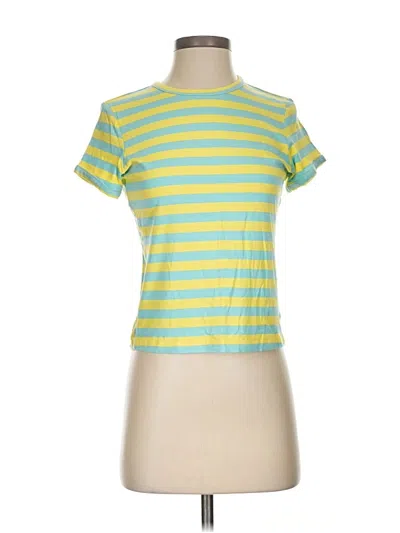 Pre-owned Assorted Brands Short Sleeve T-shirt In Blue