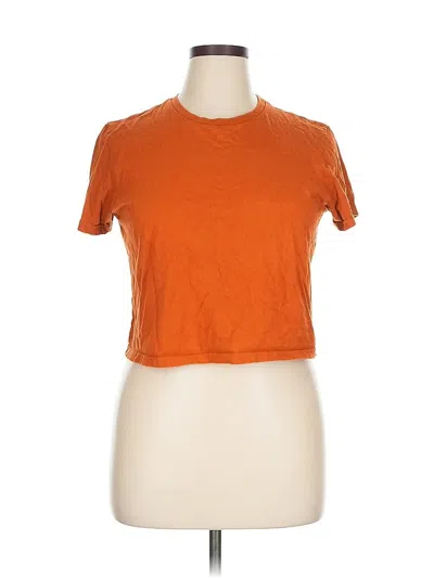 Pre-owned Assorted Brands Short Sleeve T-shirt In Brown