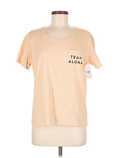 Pre-owned Assorted Brands Short Sleeve T-shirt In Brown