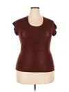 Assorted Brands Short Sleeve T-shirt In Burgundy