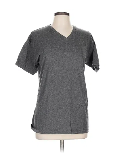 Pre-owned Assorted Brands Short Sleeve T-shirt In Gray