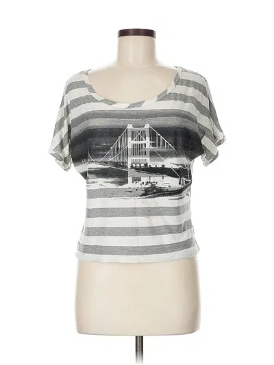 Pre-owned Assorted Brands Short Sleeve T-shirt In Gray