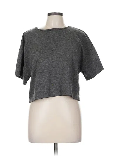 Pre-owned Assorted Brands Short Sleeve T-shirt In Gray