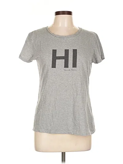 Pre-owned Assorted Brands Short Sleeve T-shirt In Gray