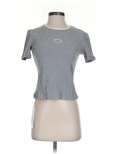 Assorted Brands Short Sleeve T-shirt In Gray