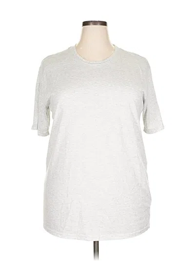 Pre-owned Assorted Brands Short Sleeve T-shirt In Gray
