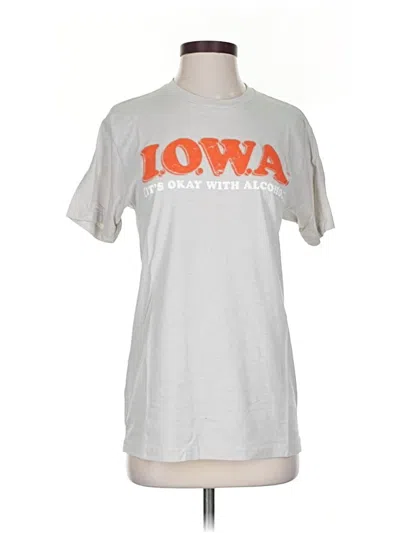 Pre-owned Assorted Brands Short Sleeve T-shirt In Gray