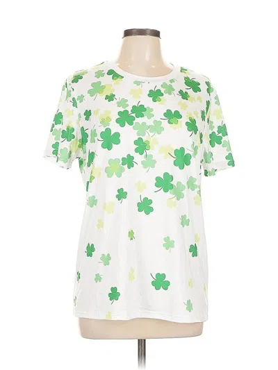 Pre-owned Assorted Brands Short Sleeve T-shirt In Green