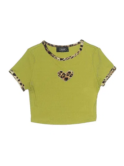 Pre-owned Assorted Brands Kids' Short Sleeve T-shirt In Green