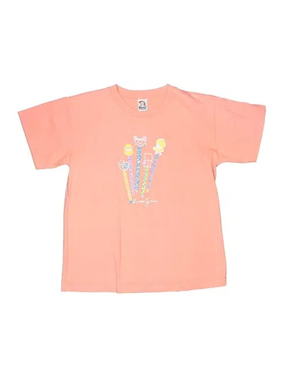 Pre-owned Assorted Brands Kids' Short Sleeve T-shirt In Orange