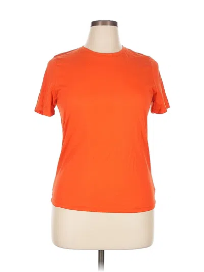 Pre-owned Assorted Brands Short Sleeve T-shirt In Orange