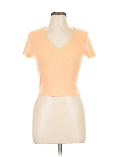 Pre-owned Assorted Brands Short Sleeve T-shirt In Orange