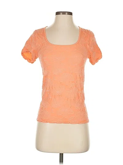 Pre-owned Assorted Brands Short Sleeve T-shirt In Orange