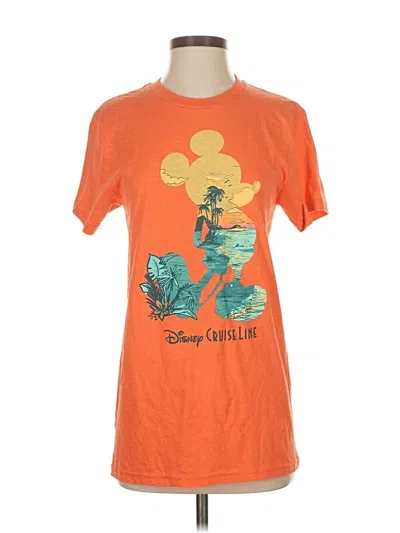 Pre-owned Assorted Brands Short Sleeve T-shirt In Orange