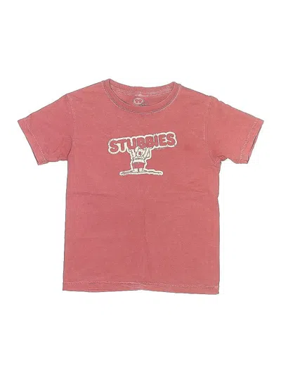 Pre-owned Assorted Brands Kids' Short Sleeve T-shirt In Pink