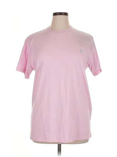 Pre-owned Assorted Brands Short Sleeve T-shirt In Pink