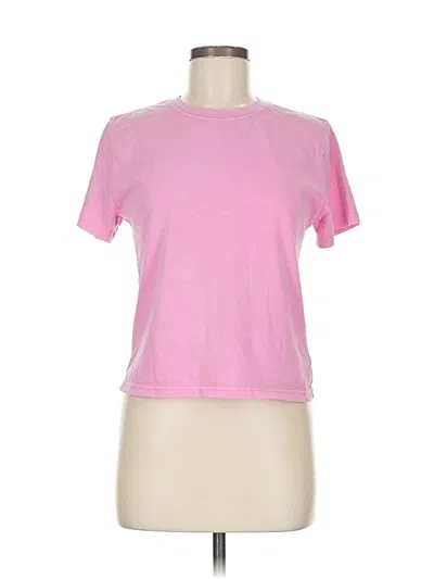 Pre-owned Assorted Brands Short Sleeve T-shirt In Pink