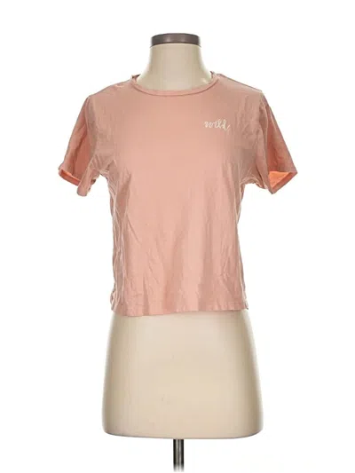 Pre-owned Assorted Brands Short Sleeve T-shirt In Pink