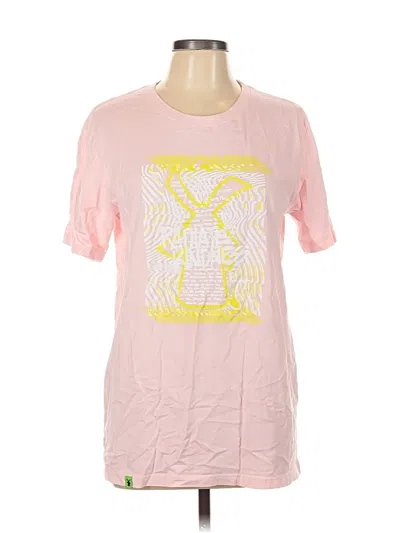 Pre-owned Assorted Brands Short Sleeve T-shirt In Pink