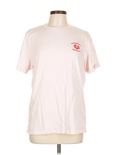 Pre-owned Assorted Brands Short Sleeve T-shirt In Pink