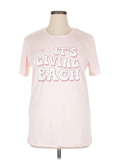 Pre-owned Assorted Brands Short Sleeve T-shirt In Pink