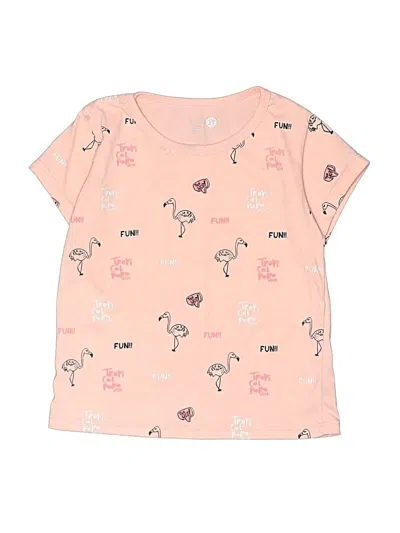 Pre-owned Assorted Brands Kids' Short Sleeve T-shirt In Pink