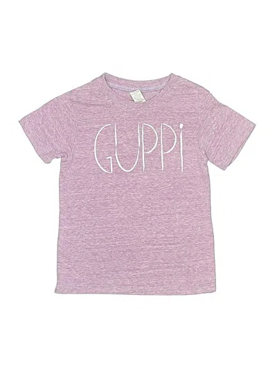 Pre-owned Assorted Brands Kids' Short Sleeve T-shirt In Purple