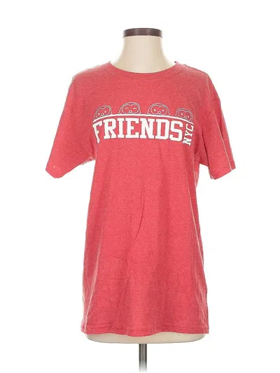 Pre-owned Assorted Brands Short Sleeve T-shirt In Red