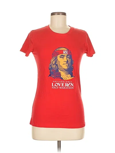 Pre-owned Assorted Brands Short Sleeve T-shirt In Red