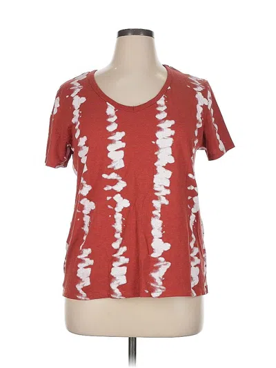 Pre-owned Assorted Brands Short Sleeve T-shirt In Red