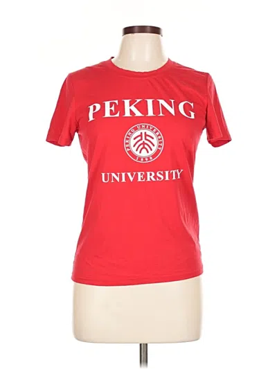 Pre-owned Assorted Brands Short Sleeve T-shirt In Red
