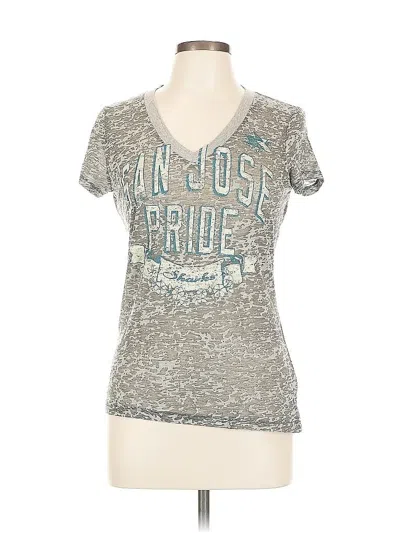 Pre-owned Assorted Brands Short Sleeve T-shirt In Silver