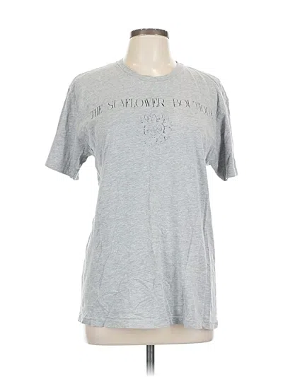 Pre-owned Assorted Brands Short Sleeve T-shirt In Silver