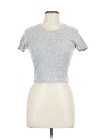 Pre-owned Assorted Brands Short Sleeve T-shirt In Silver