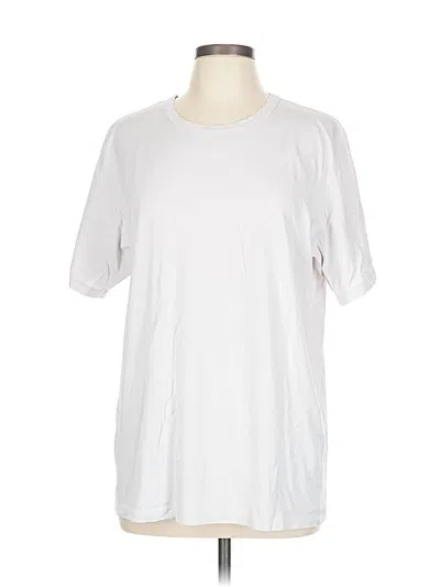 Pre-owned Assorted Brands Short Sleeve T-shirt In Silver