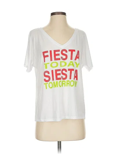 Pre-owned Assorted Brands Short Sleeve T-shirt In White