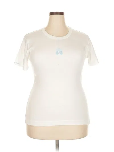 Pre-owned Assorted Brands Short Sleeve T-shirt In White