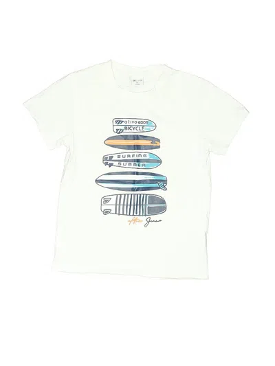 Pre-owned Assorted Brands Kids' Short Sleeve T-shirt In White