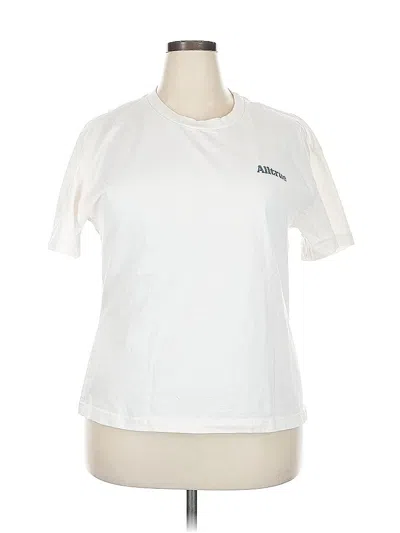 Pre-owned Assorted Brands Short Sleeve T-shirt In White