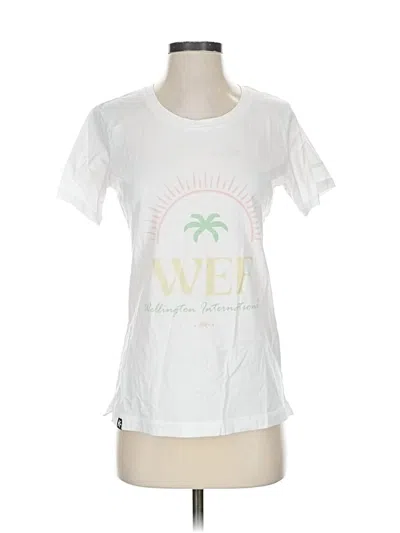 Pre-owned Assorted Brands Short Sleeve T-shirt In White