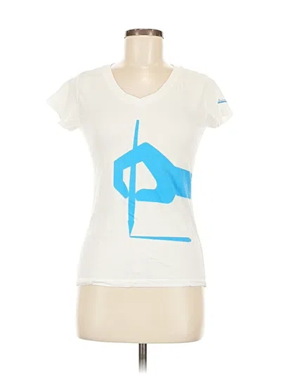 Pre-owned Assorted Brands Short Sleeve T-shirt In White